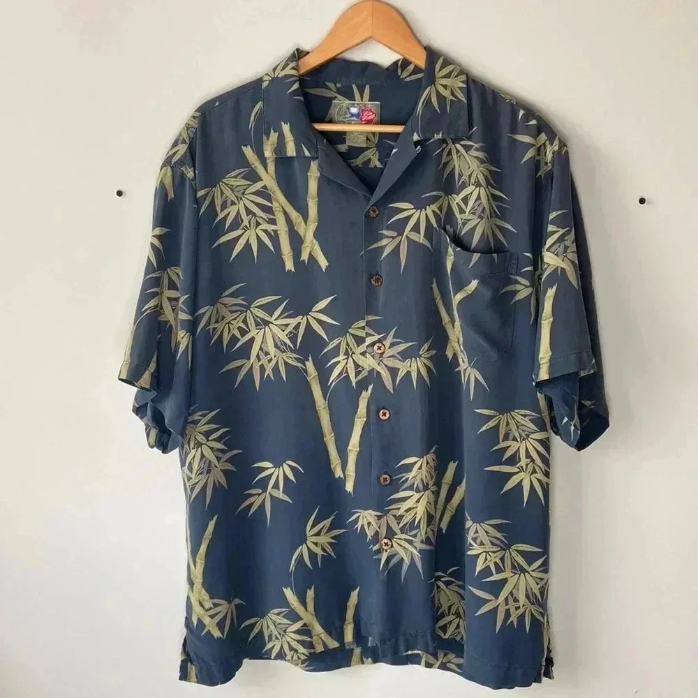 Hilo Hattie | Silk Short Sleeve Button Down